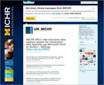 MICHR website